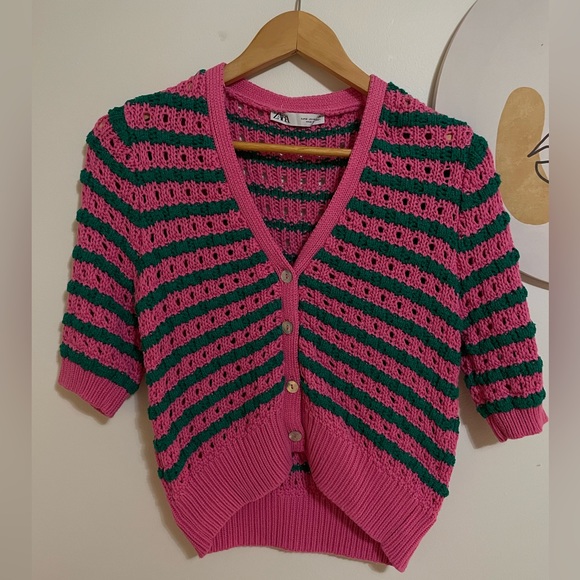 Zara Knit Cardigan - Picture 1 of 4